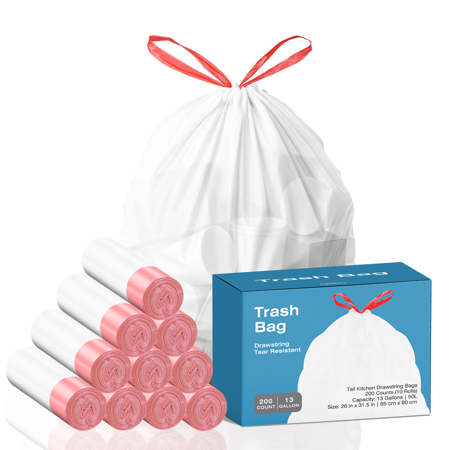 13 Gallon Garbage bags 200pcs