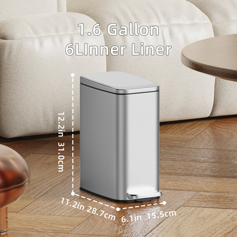 D18 6L Prdal Trash Can