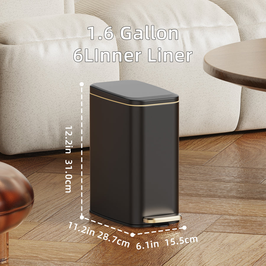 D18 6L Prdal Trash Can