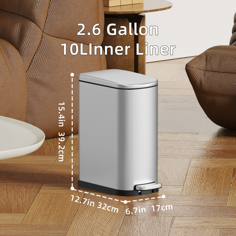 T18 10L Pedal Trash Can