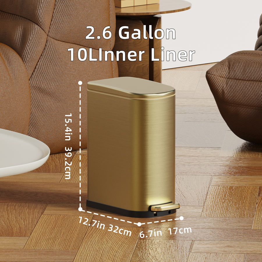 T18 10L Pedal Trash Can